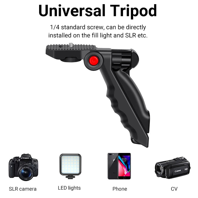 Creator Kit  2.4G Wireless Mic with Noise-Canceling, 3-Level LED Light & Tripod for Mobile Studio - Lxvita