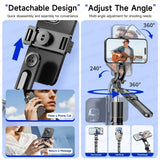 All-in-One Creator Kit: 67" Extendable Selfie Stick Tripod with Bluetooth Remote - Lxvita
