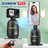AXNEN P03: The Creator's Auto-Cameraman | AI Face Tracking Desktop Gimbal for Hands-Free Recording - Lxvita