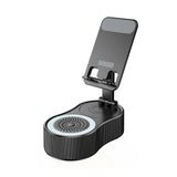 Multi-Functional Rotating Bluetooth Speaker Stand with RGB Lighting & Power Bank Function