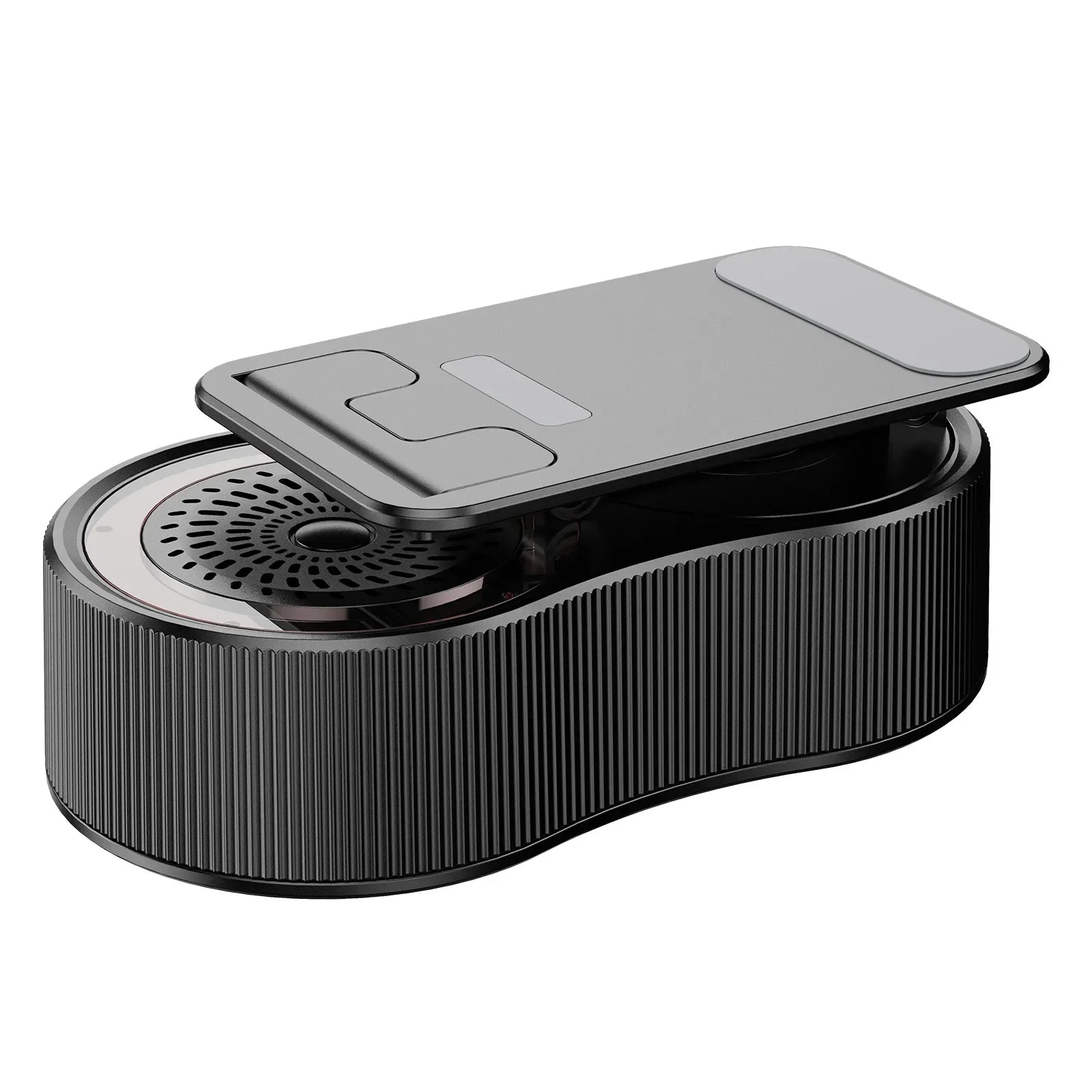 Multi-Functional Rotating Bluetooth Speaker Stand with RGB Lighting & Power Bank Function