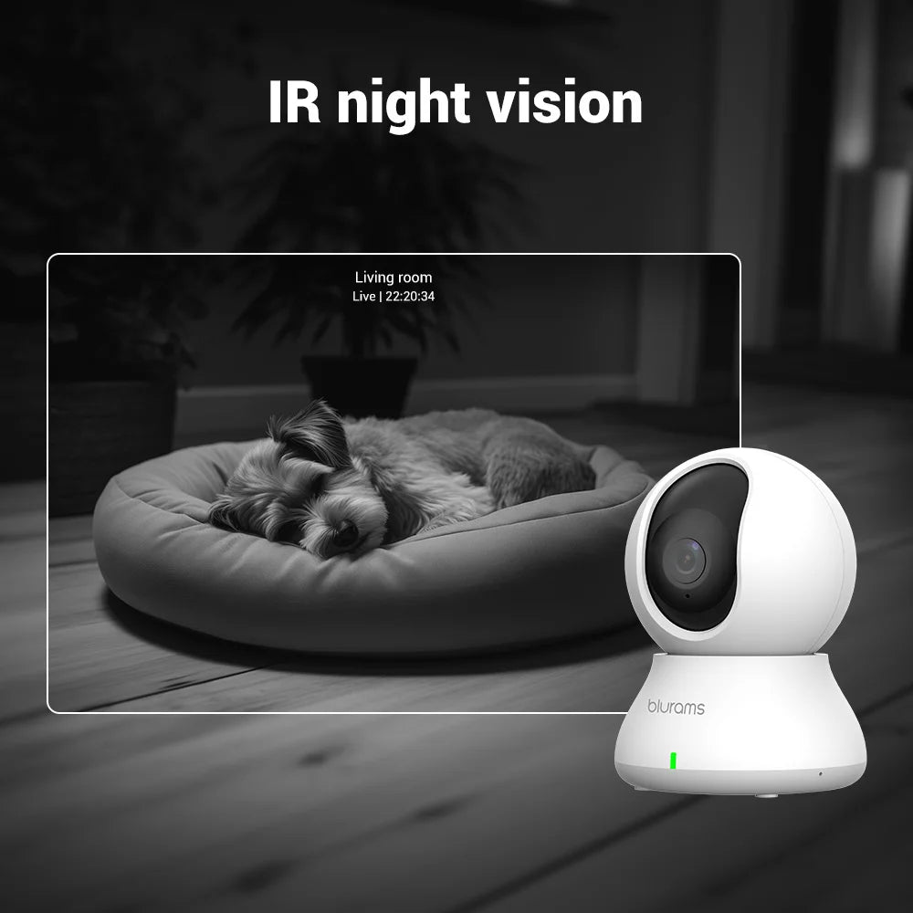 BoyKeep A31 2K Pan-Tilt Pet Camera: 360° View with Motion Tracking & 2-Way Audio - Lxvita
