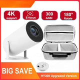 HY300 Plus | Android Smart Mini Projector with WiFi & Bluetooth - Lxvita