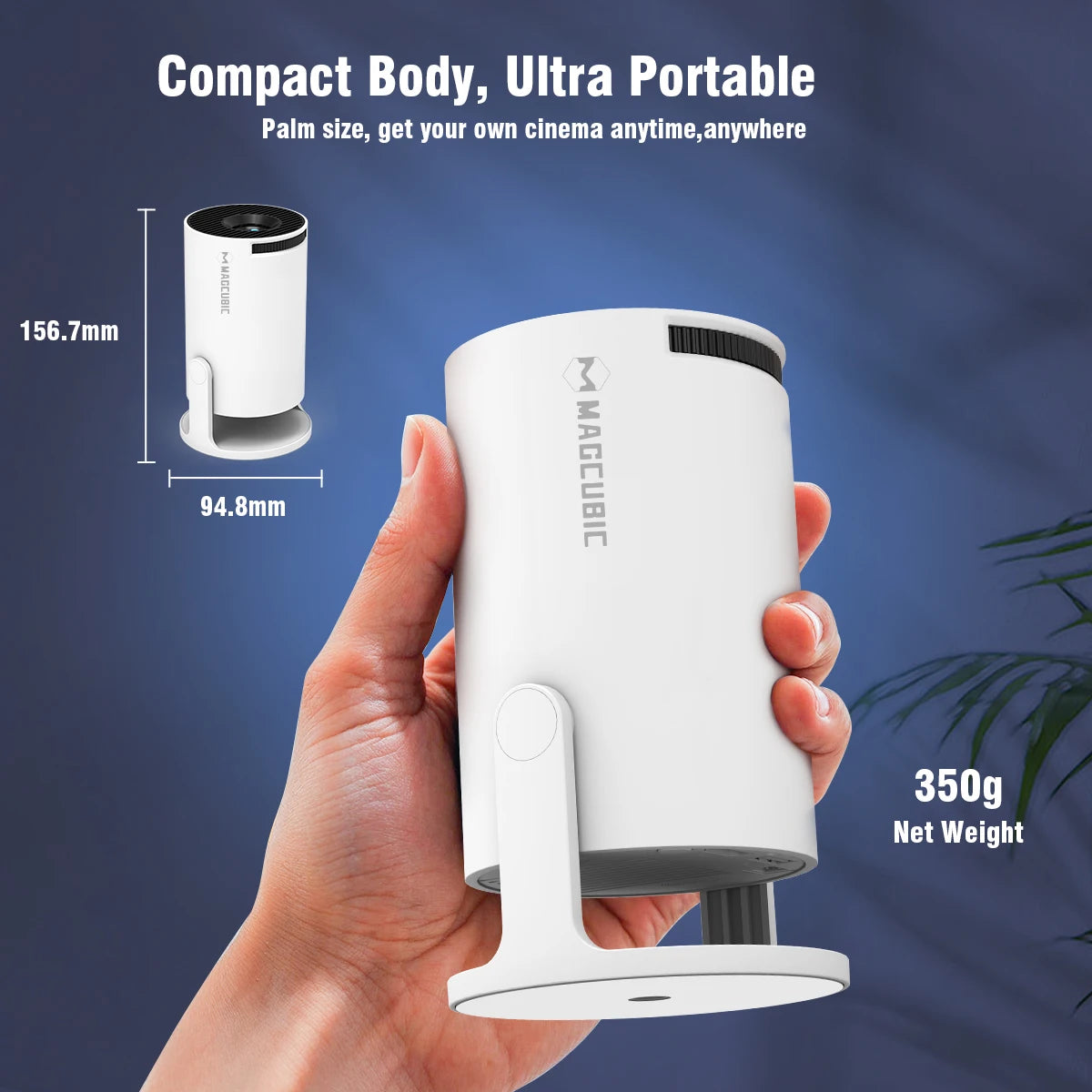 Magcubic HY300 Pro Smart Projector: 4K Android 14, Wi-Fi 6, 290 ANSI, Outdoor Portable - Lxvita