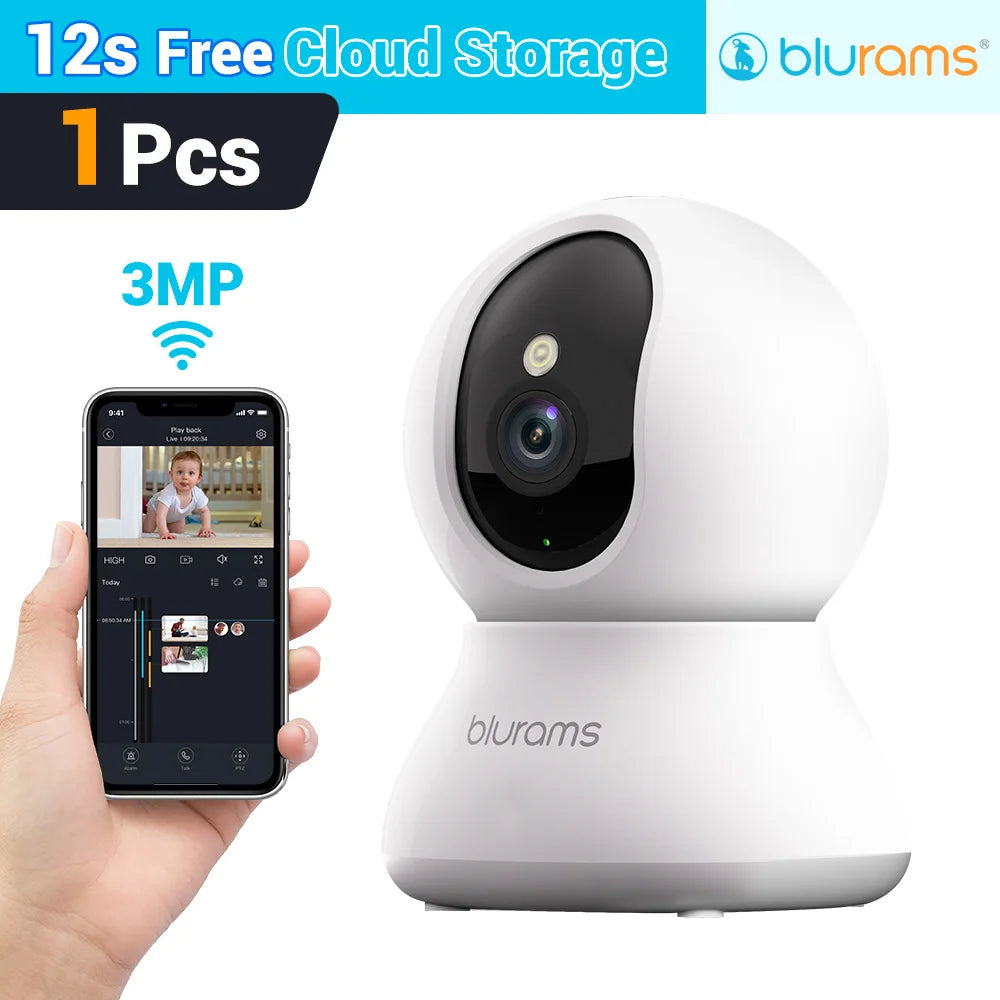BoyKeep A31 2K Pan-Tilt Pet Camera: 360° View with Motion Tracking & 2-Way Audio - Lxvita