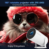 Magcubic HY300 Pro Smart Projector: 4K Android 14, Wi-Fi 6, 290 ANSI, Outdoor Portable - Lxvita