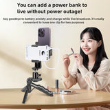 Phone Teleprompter for Video Creators - Desktop & Handheld Prompting Stand for Live Streams & Recording - Lxvita