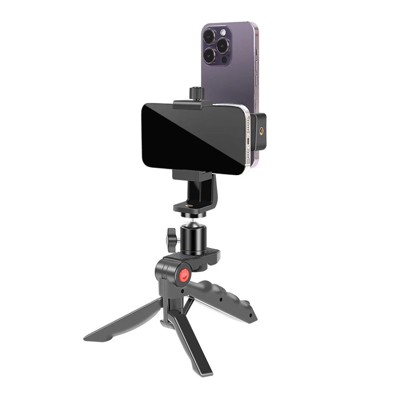 Phone Teleprompter for Video Creators - Desktop & Handheld Prompting Stand for Live Streams & Recording - Lxvita