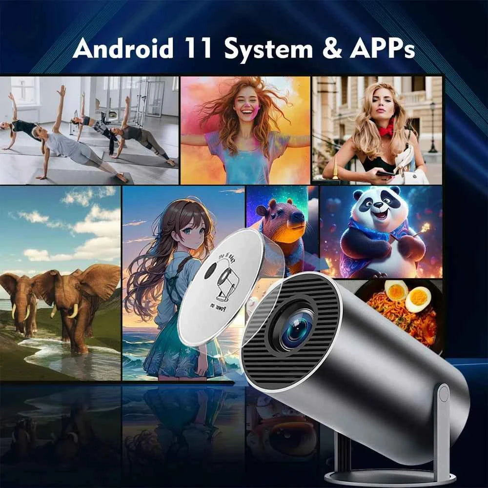 HY300 Plus | Android Smart Mini Projector with WiFi & Bluetooth