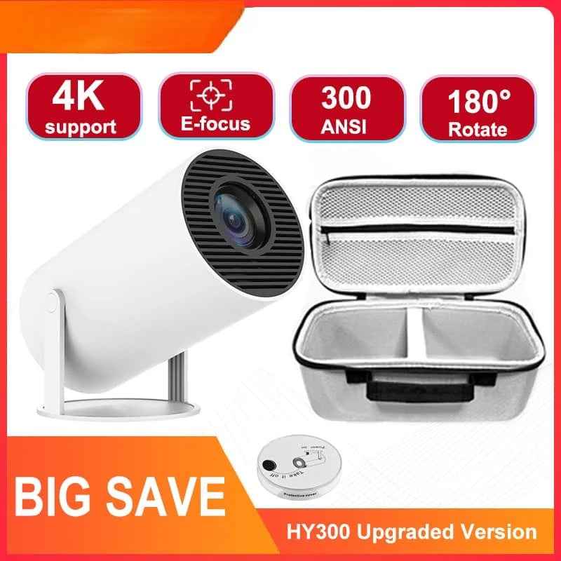 HY300 Plus | Android Smart Mini Projector with WiFi & Bluetooth