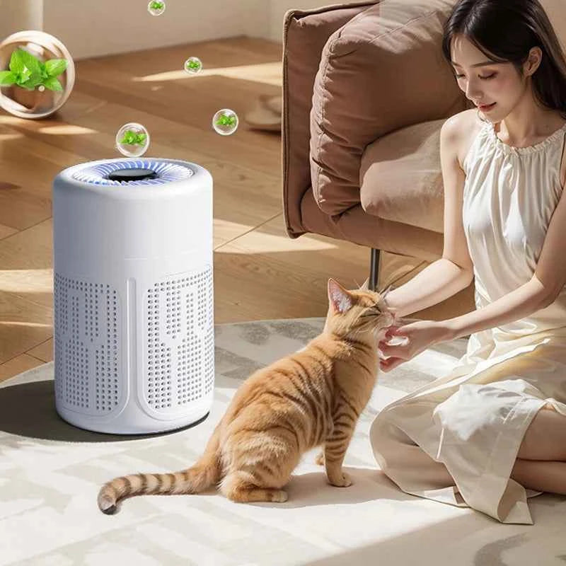 PureBreeze Mini | Advanced Desktop Air Purifier with HEPA & Negative Ion Technology
