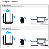 300Mbps WiFi Extender and Repeater - Long Range Signal Booster with Access Point Mode - Lxvita